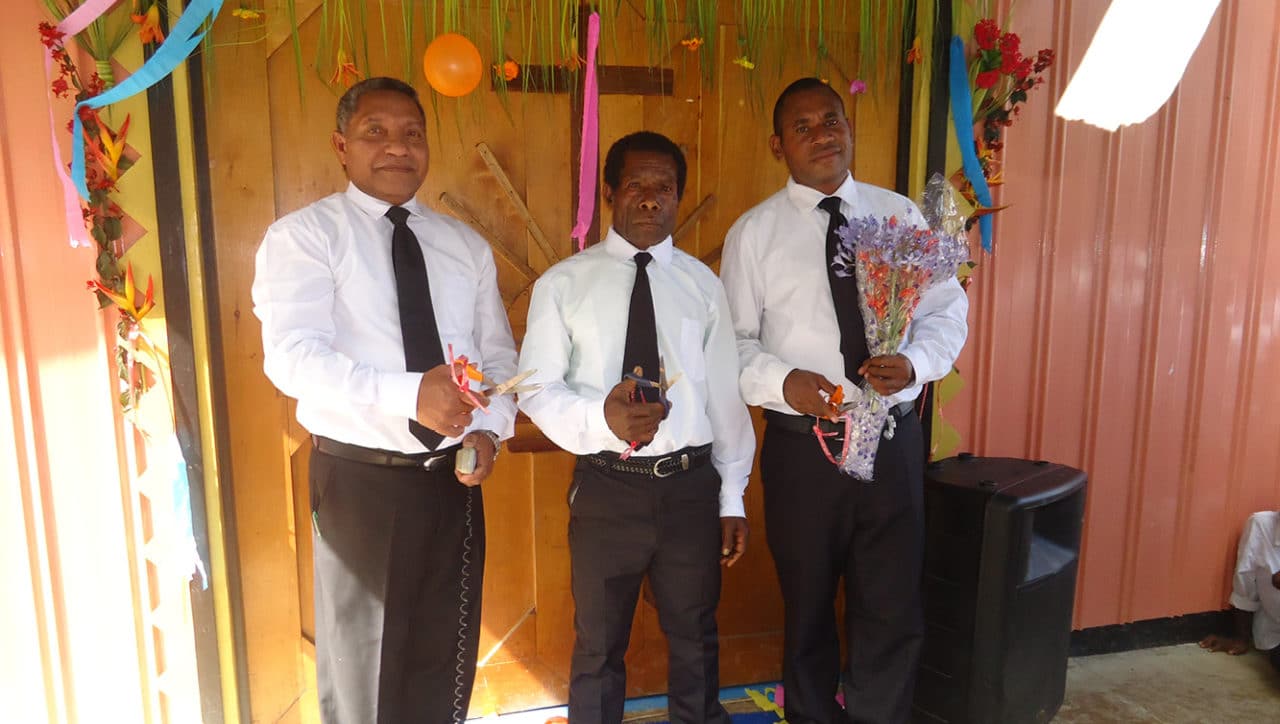 Church dedication in Papua New Guinea New Apostolic Church Western